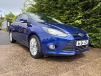 Used Ford Focus Zetec 2014 Blue Hatchback