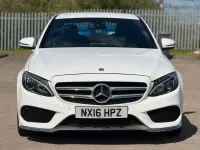 Used Mercedes C200 AMG line 136 HP (100 kW) 2016 White Sedan