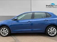 Used VW Polo Style 95 HP (69 kW) 2022 Reef blue metallic Hatchback