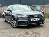 Used Audi A3 Sportback Black Edition 150 HP (110 kW) 2018 Grey Hatchback