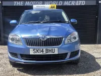 Usado Skoda Fabia SE 2014 Azul Utilitario