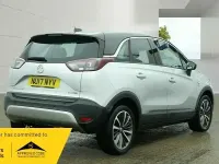 Used Vauxhall Crossland X Elite 110 HP (80 kW) 2017 Silver SUV