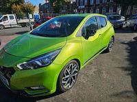 Used Nissan Micra Tekna 90 HP (66 kW) 2017 Green Hatchback