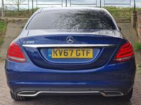 Used Mercedes C200 184 HP (135 kW) 2017 Blue Sedan