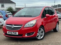 Used Vauxhall Meriva 120 HP (88 kW) 2016 Red MPV