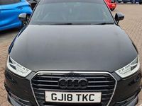 Used Audi A1 S-Line 2018 Brilliant black Hatchback