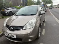 Used Nissan Note N-TEC 110 HP (80 kW) 2010 Beige Hatchback