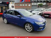 Begagnad Seat Leon ST FR 150 HK (110 kW) 2018 Blå Kombi