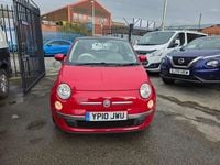 Used Fiat 500 Lounge 69 HP (50 kW) 2010 Red Hatchback