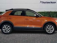 Used VW T-Roc Design 115 HP (84 kW) 2021 Orange SUV