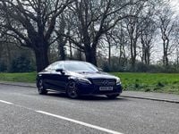 Used Mercedes C300 AMG line 245 HP (180 kW) 2019 Blue Coupe