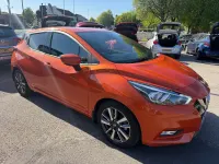 Usado Nissan Micra N-Connecta 90 HP (66 kW) 2017 Laranja Citadino