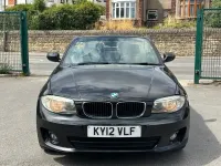 Used BMW 118 Cabriolet Sport Line 2012 Black Cabriolet