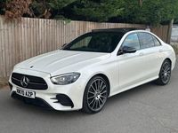 Begagnad Mercedes E220 AMG line 2020 Vit Sedan