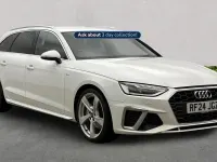 Used Audi A4 S-Line 204 HP (150 kW) 2024 White Estate
