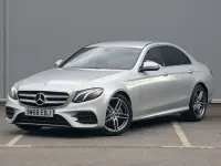 Used Mercedes E200 AMG line 184 HP (135 kW) 2018 Silver Sedan