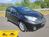 Used Nissan Note S 98 HP (72 kW) 2014 Black Hatchback