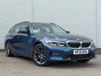 Used BMW 320 Sport Line 184 HP (135 kW) 2021 Blue Estate