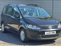 Used VW Sharan SE 177 HP (130 kW) 2015 Black MPV