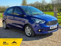 Begagnad Ford Ka Plus Zetec 2016 Blå Halvkombi