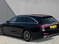 Used Mercedes E220 AMG line 197 HP (144 kW) 2026 Obsidian black metallic Estate