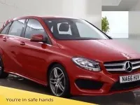 Used Mercedes B180 Executive 109 HP (80 kW) 2016 Red Hatchback