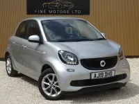 Used Smart ForFour Passion 71 HP (52 kW) 2019 Silver Hatchback