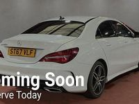 Used Mercedes CLA220 AMG line 177 HP (130 kW) 2018 White Sedan