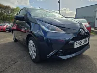 Used Toyota Aygo X-play 69 HP (50 kW) 2016 Blue Hatchback