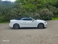 Used Audi A5 Cabriolet S-Line 190 HP (139 kW) 2017 White Cabriolet
