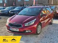 Used Kia Ceed Sportswagon 89 HP (65 kW) 2013 Red Estate