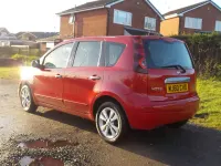 Used Nissan Note Acenta 90 HP (66 kW) 2010 Red MPV