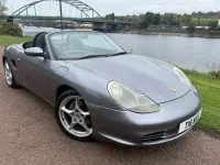 Usado Porsche Boxster 228 HP (167 kW) 2004 Cinzento Cabrios