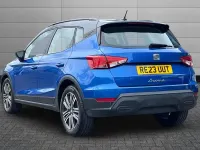 Used Seat Arona SE Technology 110 HP (80 kW) 2023 Sapphire blue with black roof SUV