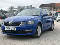 Used Skoda Octavia SE Technology 115 HP (84 kW) 2020 Blue Estate