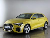 Used Audi A3 Sportback S-Line 2022 Yellow Hatchback