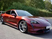 Used Porsche Taycan 500 kW (680 HP) 2022 Red Sedan