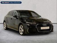 Used Audi A3 S-Line 150 HP (110 kW) 2022 Black Sedan