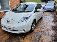 Used Nissan Leaf 80 kW (109 HP) 2011 White Hatchback