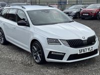 Used Skoda Octavia vRS 184 HP (135 kW) 2017 White Estate