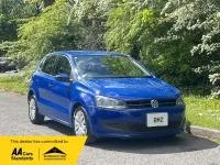 Begagnad VW Polo Comfortline 2013 Blå Halvkombi