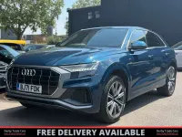 Used Audi Q8 S-Line 286 HP (210 kW) 2020 Blue SUV