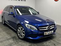 Used Mercedes C220 2017 Blue Estate