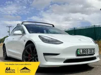 Used Tesla Model 3 Performance 330 kW (449 HP) 2020 White Sedan