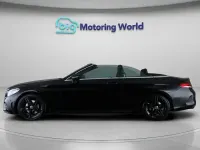 Used Mercedes C200 AMG line 198 HP (145 kW) 2019 Black Cabriolet