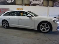 Begagnad Audi A6 S-Line 2019 Vit Kombi