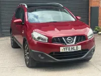 Used Nissan Qashqai +2 N-TEC 2011 Red SUV