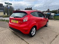 Used Ford Fiesta Zetec 2015 Red Hatchback