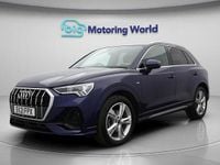 Begagnad Audi Q3 S-Line 150 HK (110 kW) 2021 Blå SUV