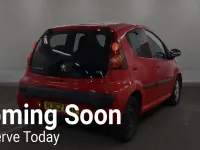 Used Peugeot 107 Allure 68 HP (50 kW) 2012 Red Hatchback